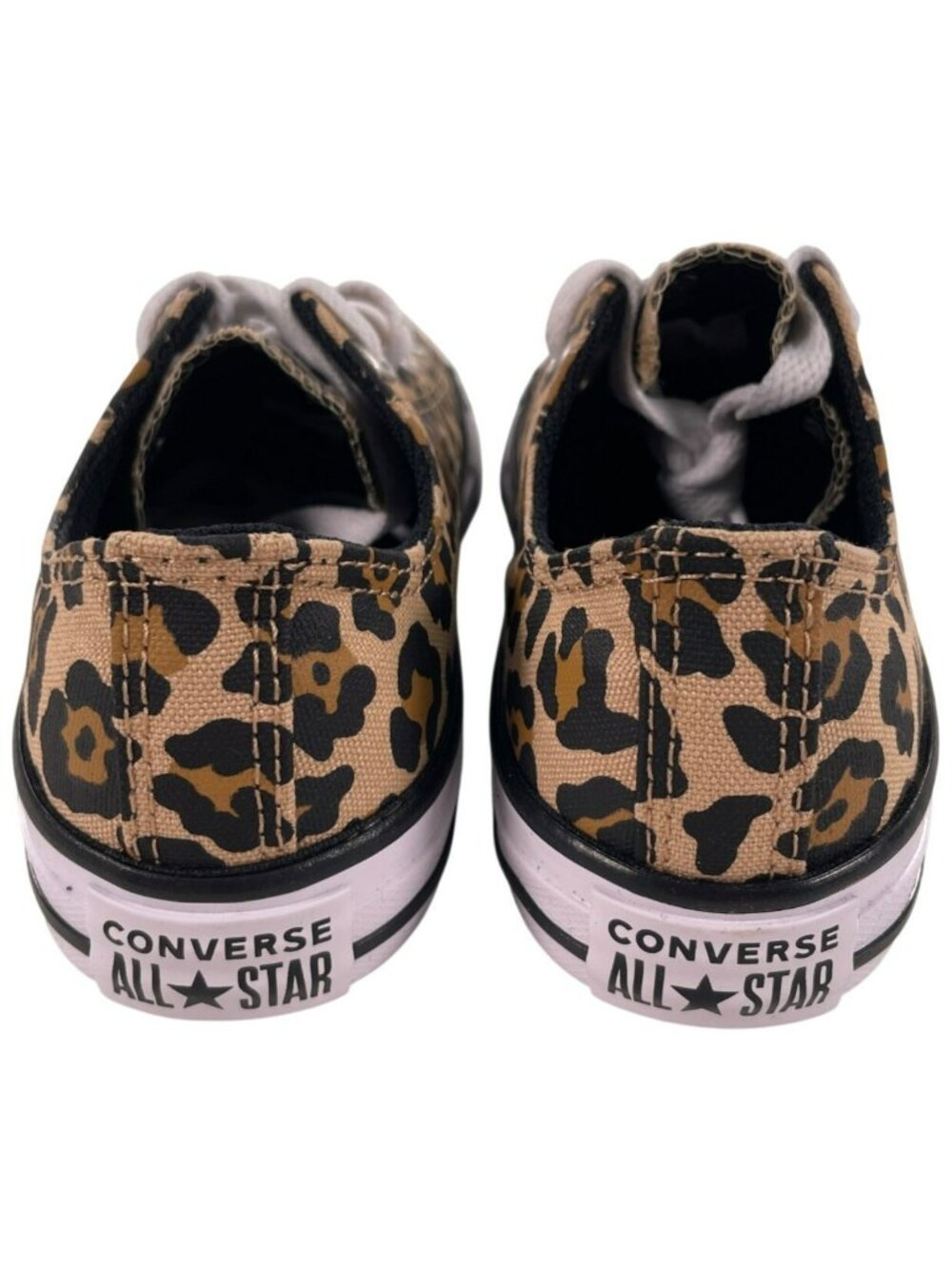 Converse Youth Leopard Print Chuck Taylor All Star Low Top Sneakers Size 1.5 NEW - Picture 5 of 10